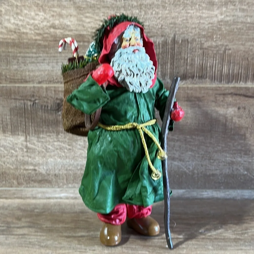 Clothtique Father Christmas Santa Figurine Bag 1990 Vintage Possible‎ Dreams